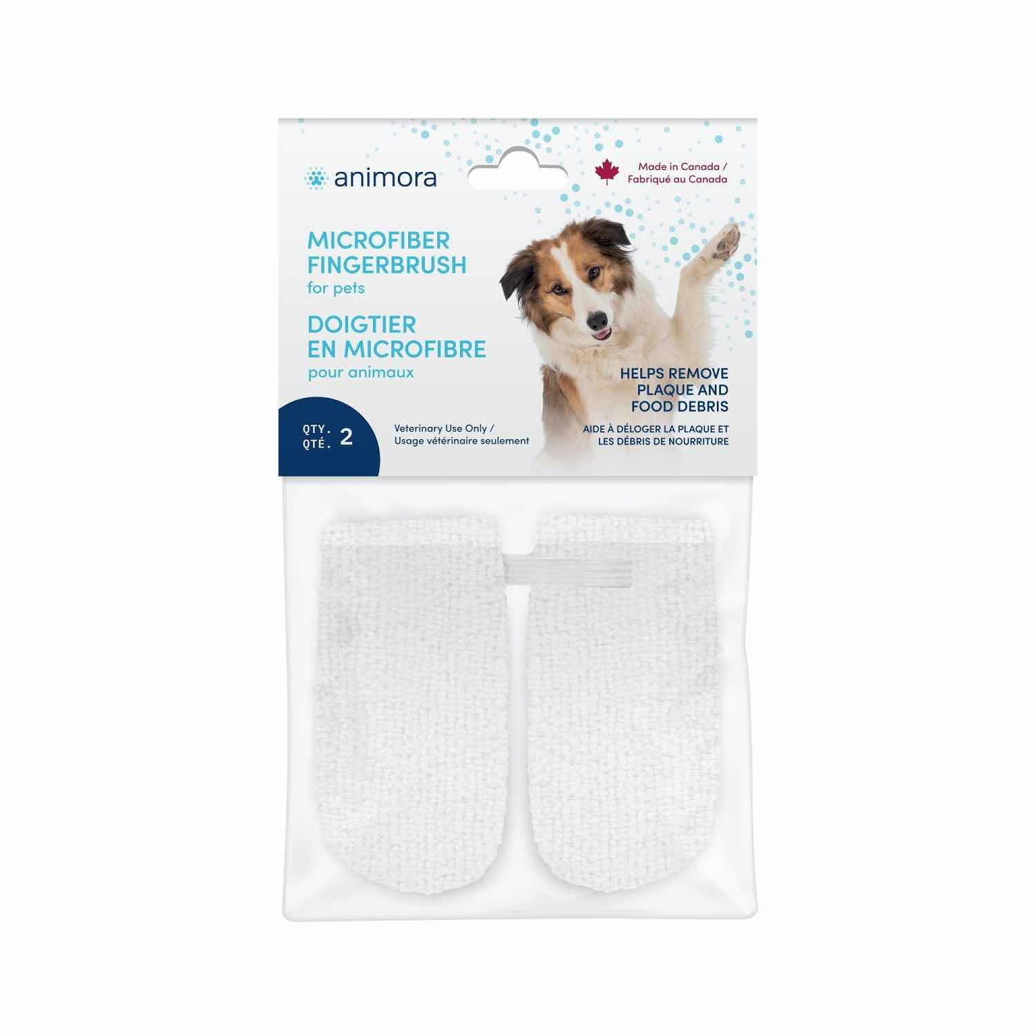Microfiber Fingerbrush for Pets Pack of 2