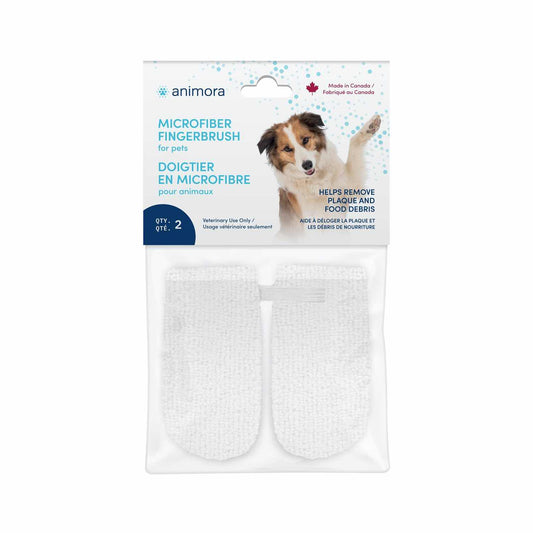 Microfiber Fingerbrush for Pets Pack of 2