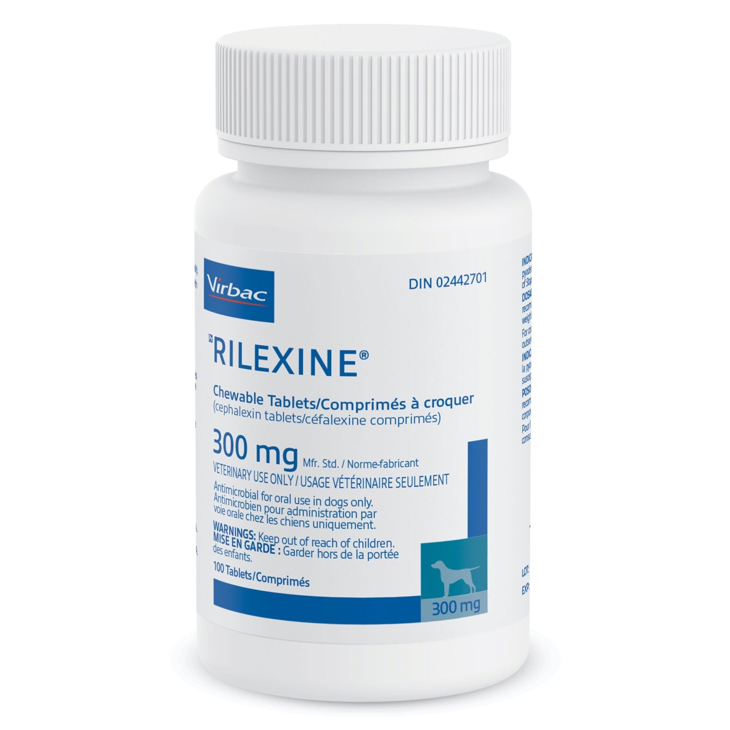 Rilexine Chewable Tablets 1 Bottle of 100 Tablets
