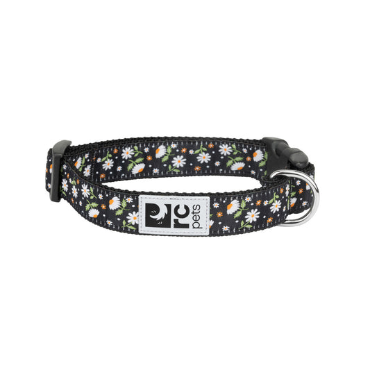 Patterned Clip Collar for Dogs 1 Collar, Daisies, Medium