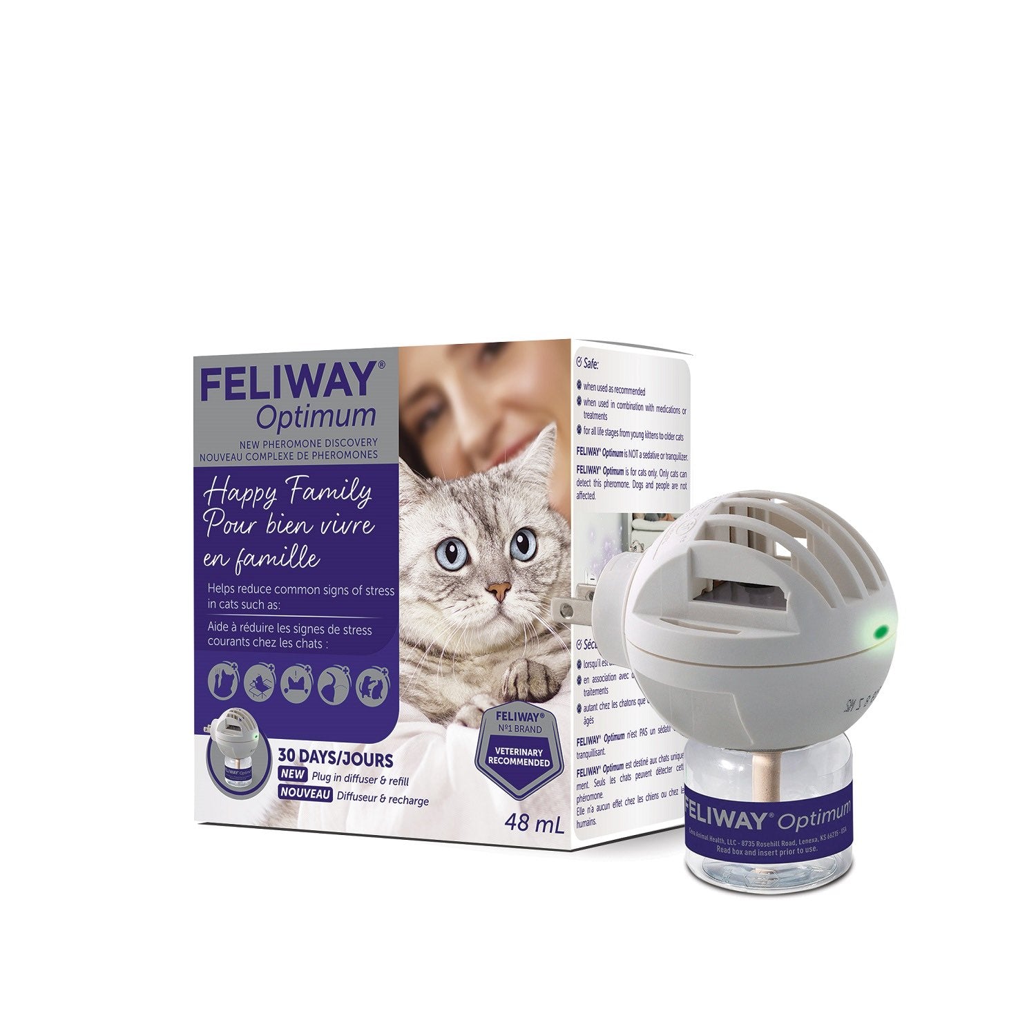 Feliway Optimum Starter Kit (Diffuser & Refill) for Cats 1 Kit