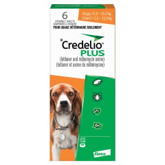 Credelio Plus for Dogs, 5.6 - 11 kg (Orange), 6 Chews - product image 1
