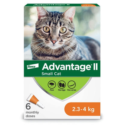 Advantage II for Cats (Orange) (2.3 - 4 kg) Pack of 6 - additional product view 2