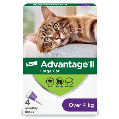 Advantage II for Cats (Purple) (Over 4 kg) Pack of 4 - additional product view 2