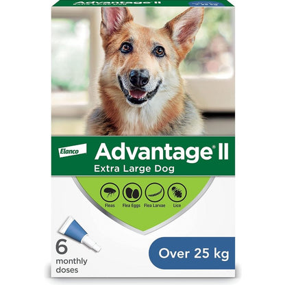 Advantage II for Dogs (Blue) (Over 25 kg) Pack of 6 - additional product view 2