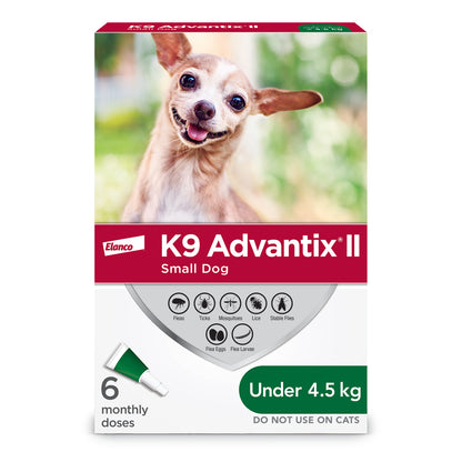 K9 Advantix II for Dogs (Green) (Under 4.5 kg) Pack of 6, 0.4 mL - additional product view 2