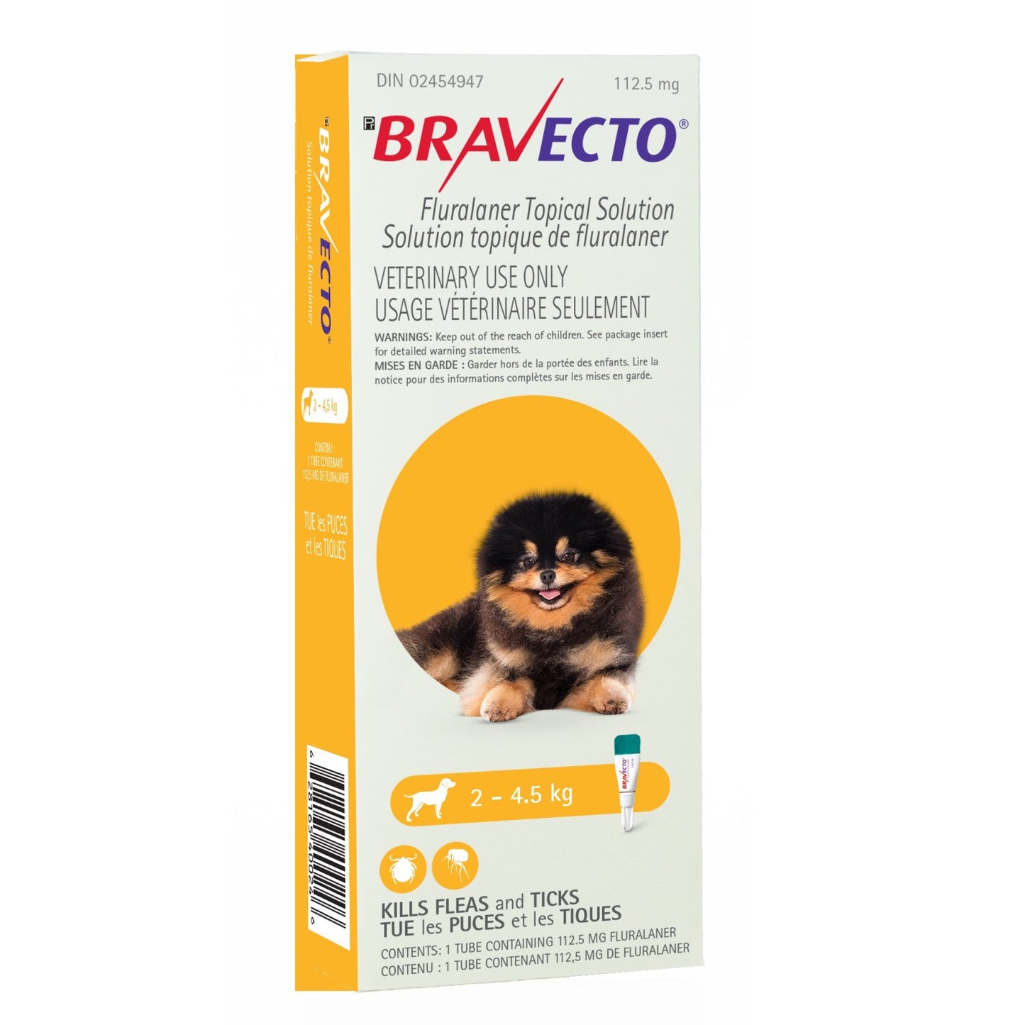 Bravecto Topical Solution for Dogs 1 Applicator Per Box