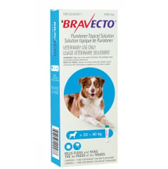 Bravecto Topical Solution for Dogs, 20.1 - 40 kg (Blue), 1 Applicator - product image 1