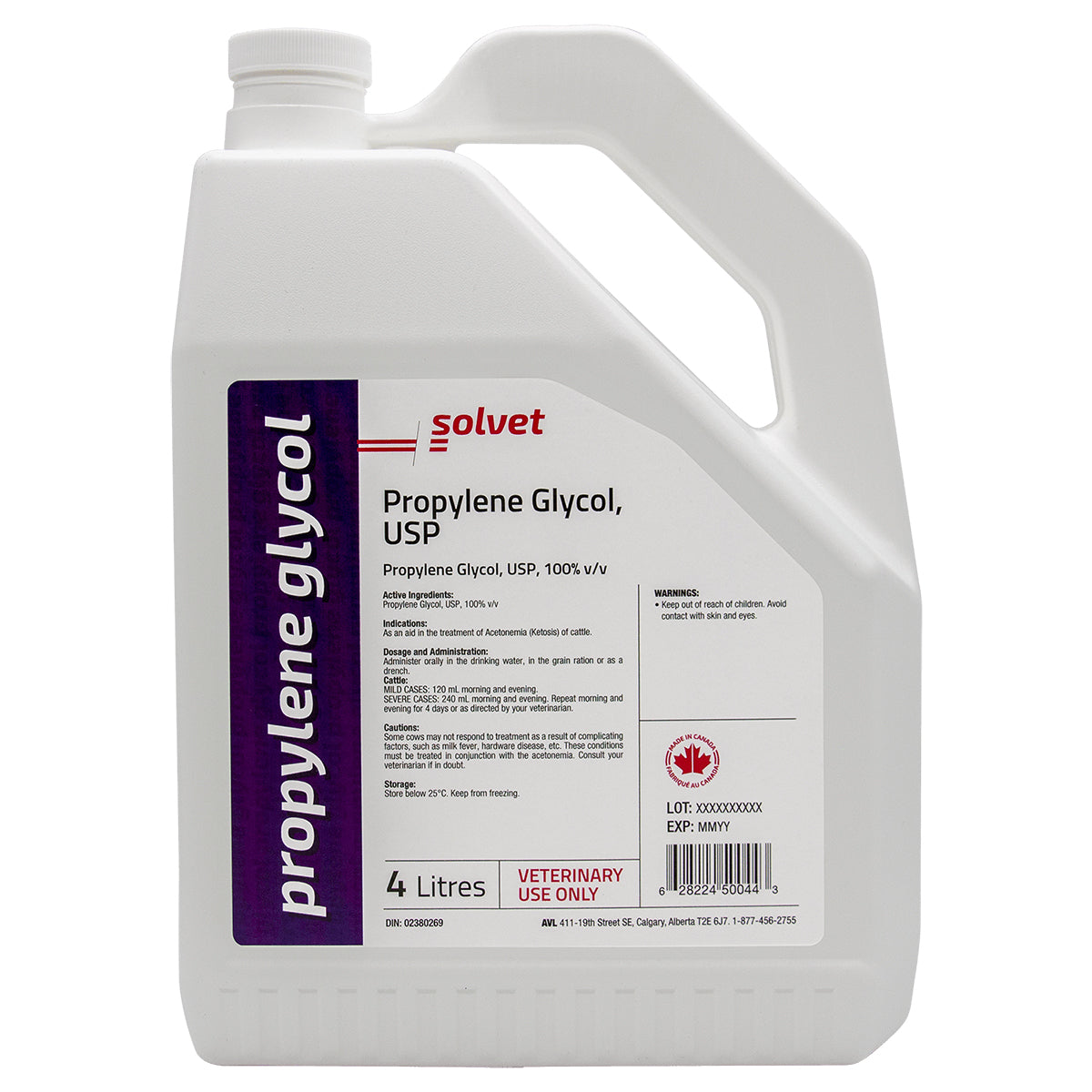 Propylene Glycol USP 4 L Jug 100 % V / V