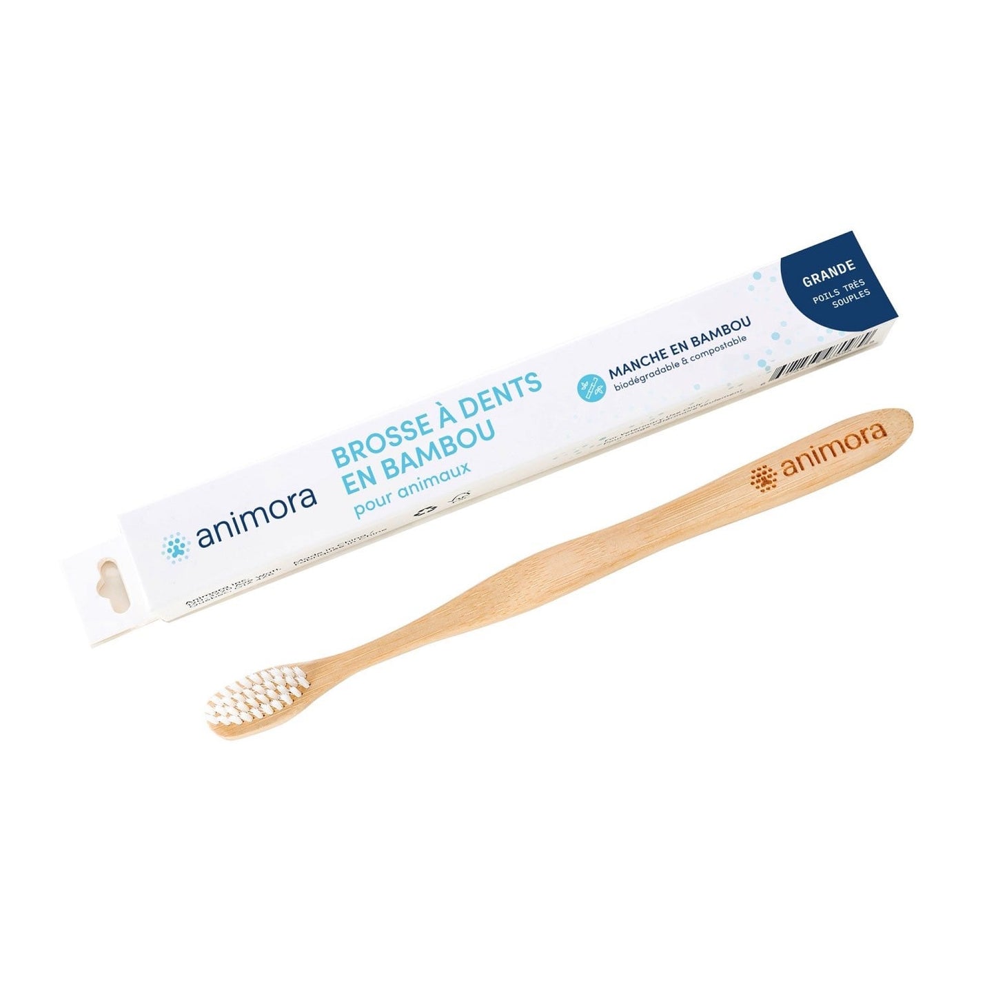 Bamboo Toothbrush for Pets 1 Toothbrush, Large
