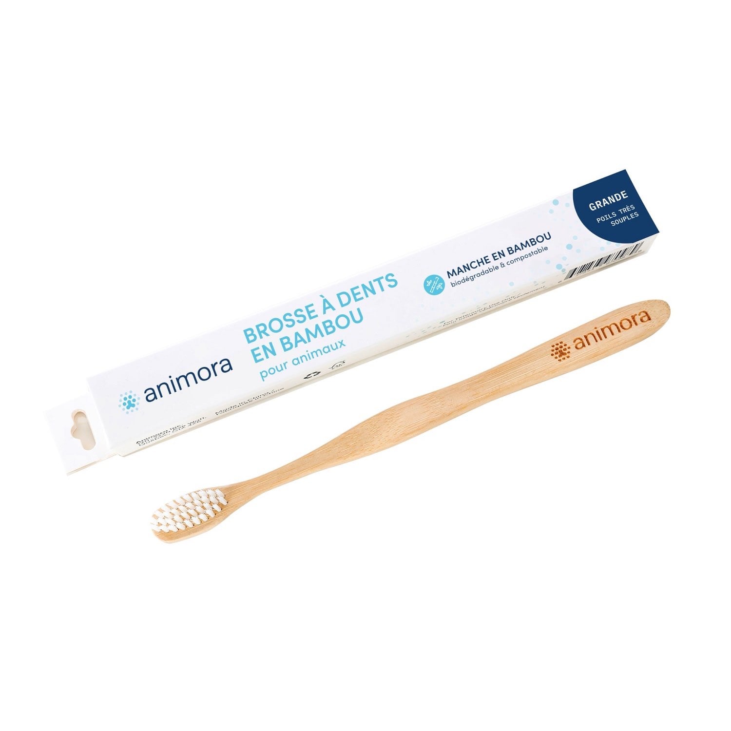 Bamboo Toothbrush for Pets 1 Toothbrush, Large