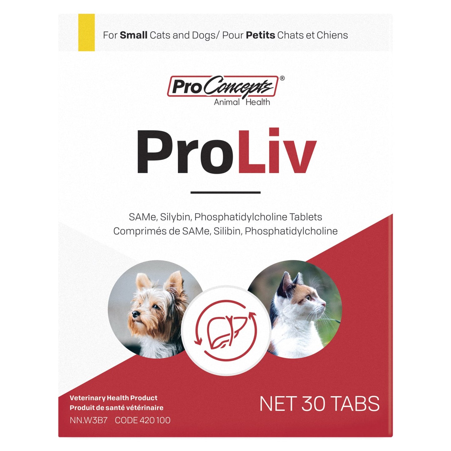ProLiv for Cats and Small Dogs (Original) 30 Chewable Tablets