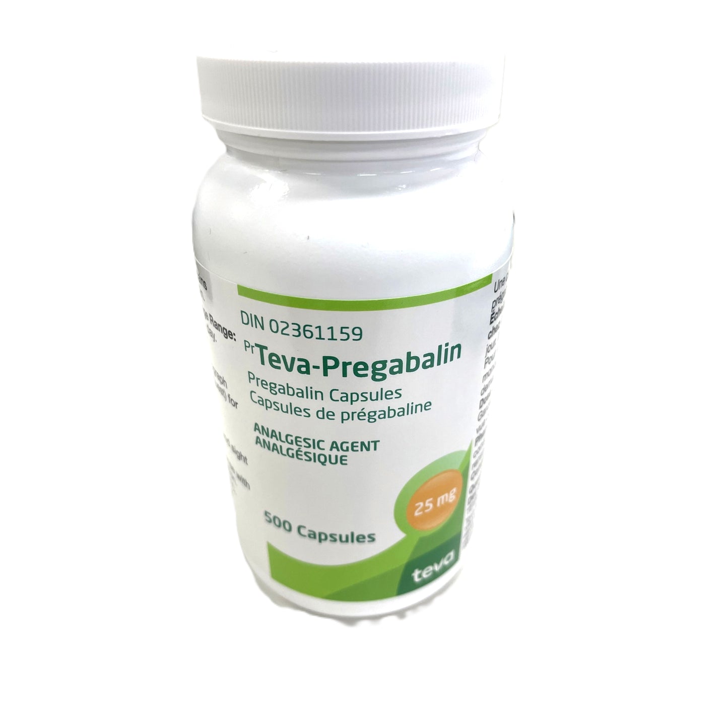 Teva - Pregabalin Capsules Bottle of 500 Capsules