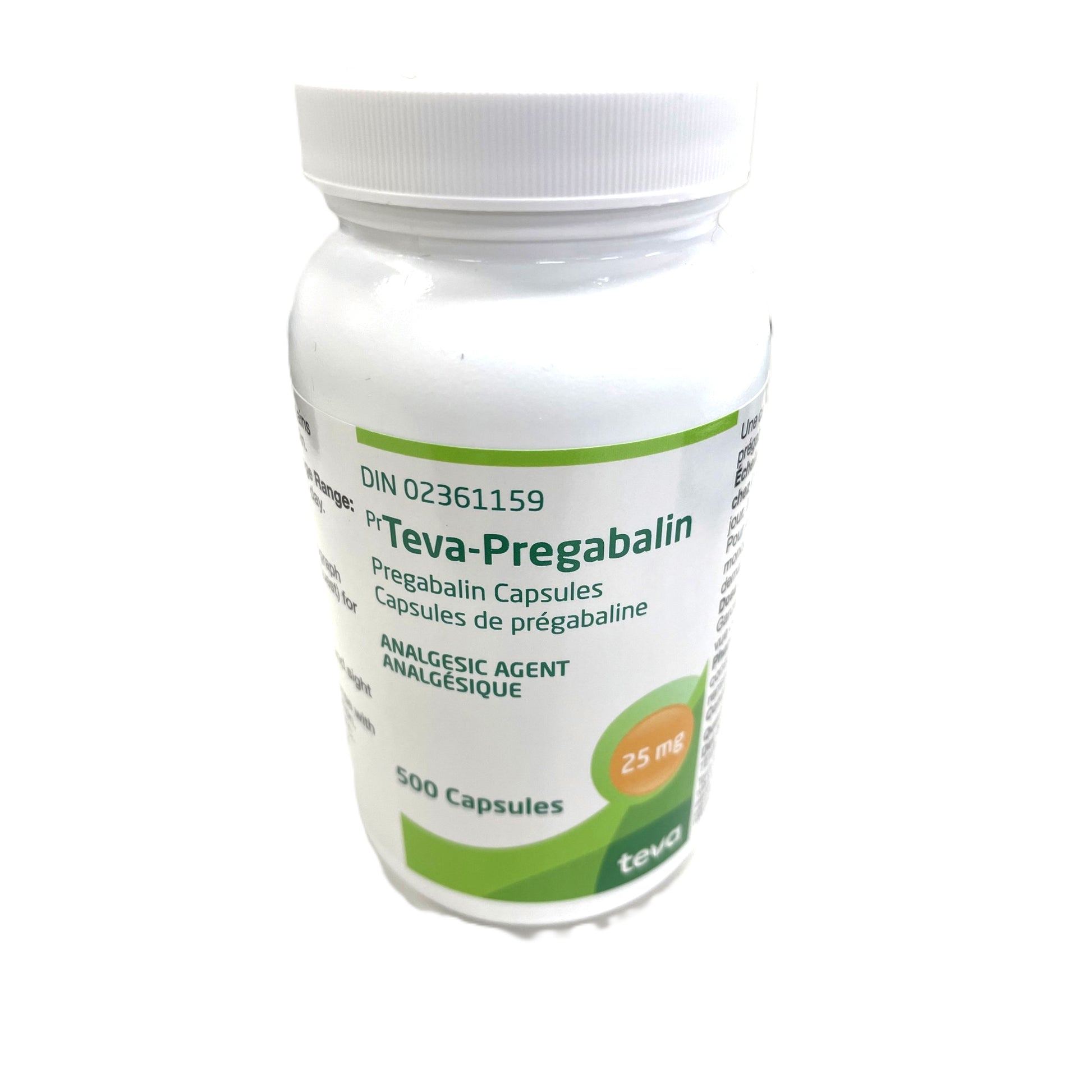Teva - Pregabalin Capsules Bottle of 500 Capsules