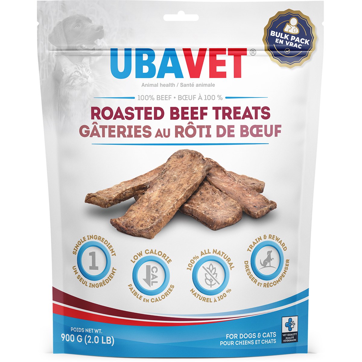 Roasted Beef Treats 900 g Bag