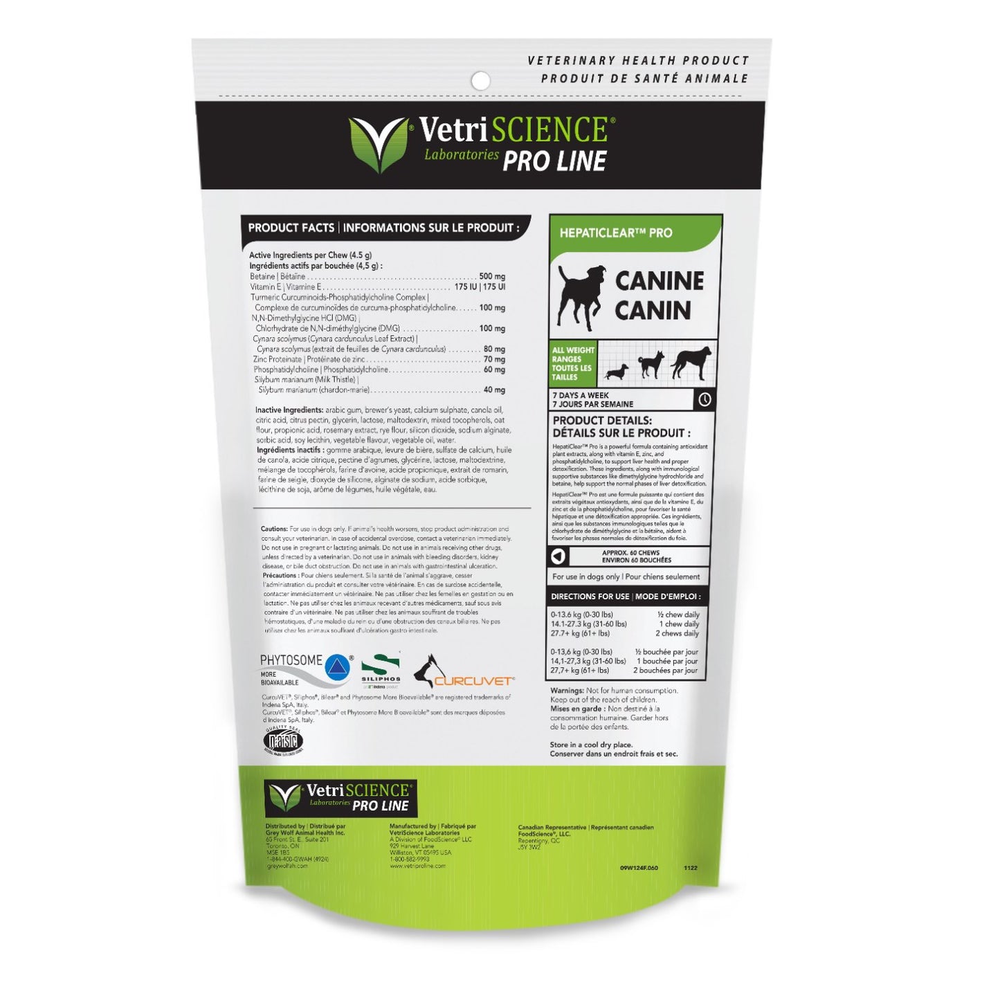 Hepaticlear Pro Dog Chews for Dogs (Original) 60 Chewable Tablets - additional product view 2