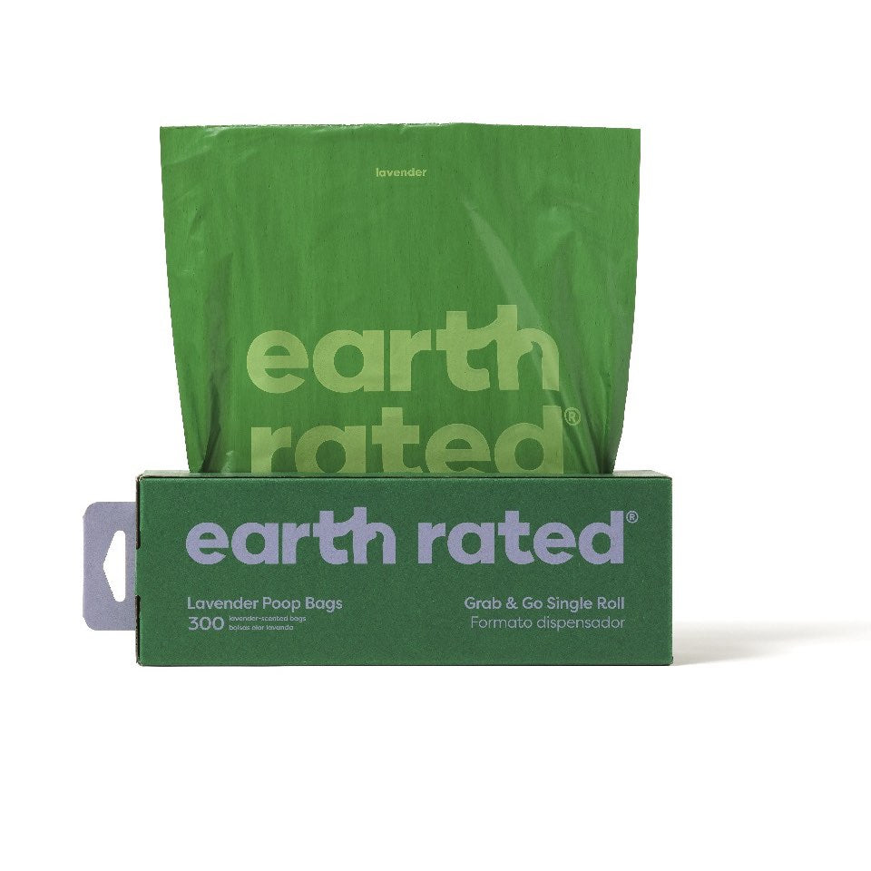 Biodegradable Lavender Bags Large Single Roll for Dogs Pack of 300 - additional product view 2