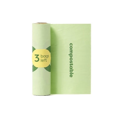 Unscented Compostable Bags in Refill Rolls for Dogs Pack of 120 - additional product view 3