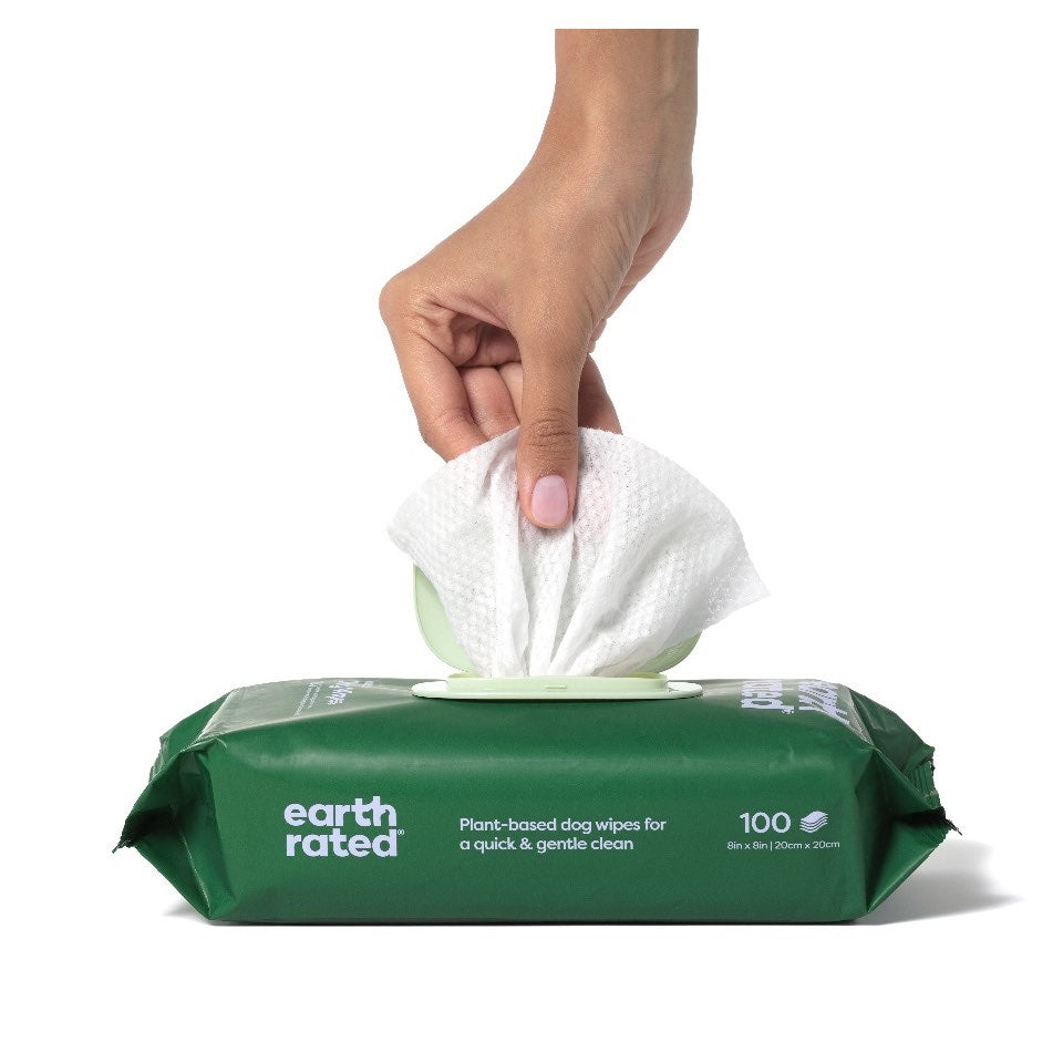 Compostable Wipes Lavender for Dogs Pack of 100 - additional product view 4