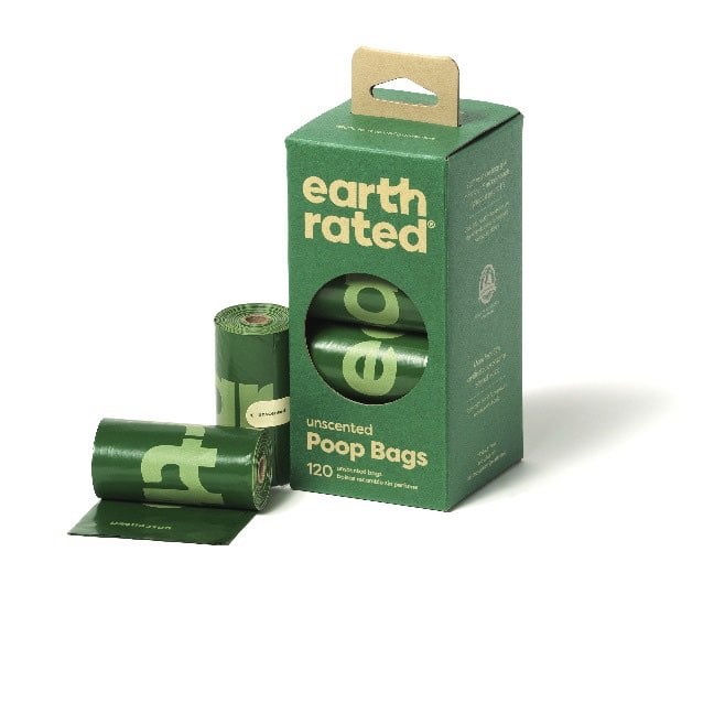 Eco - Friendly Unscented Bags in Refill Rolls for Dogs Pack of 120