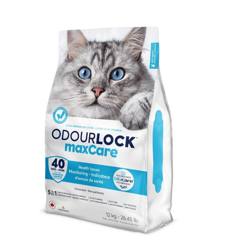 Odourlock Maxcare Clumping Litter for Cats 12 kg Bag