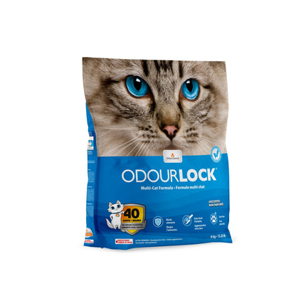 Odourlock Unscented Clumping Litter for Cats - 6 kg - product image 1