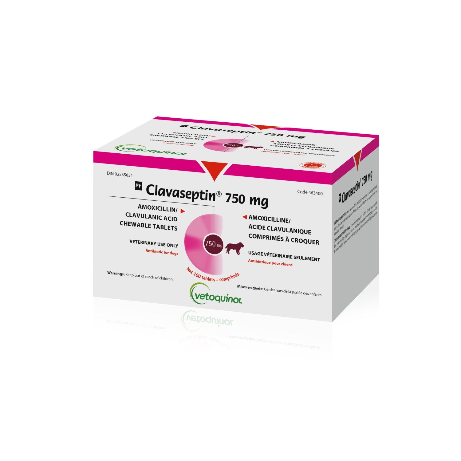 Clavaseptin Chewable Tablet for Dogs, 750 mg, 100 Chews - product image 4