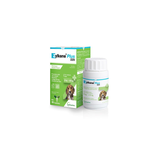 Zylkene Plus Capsules for Dogs 30 Cap 225 mg