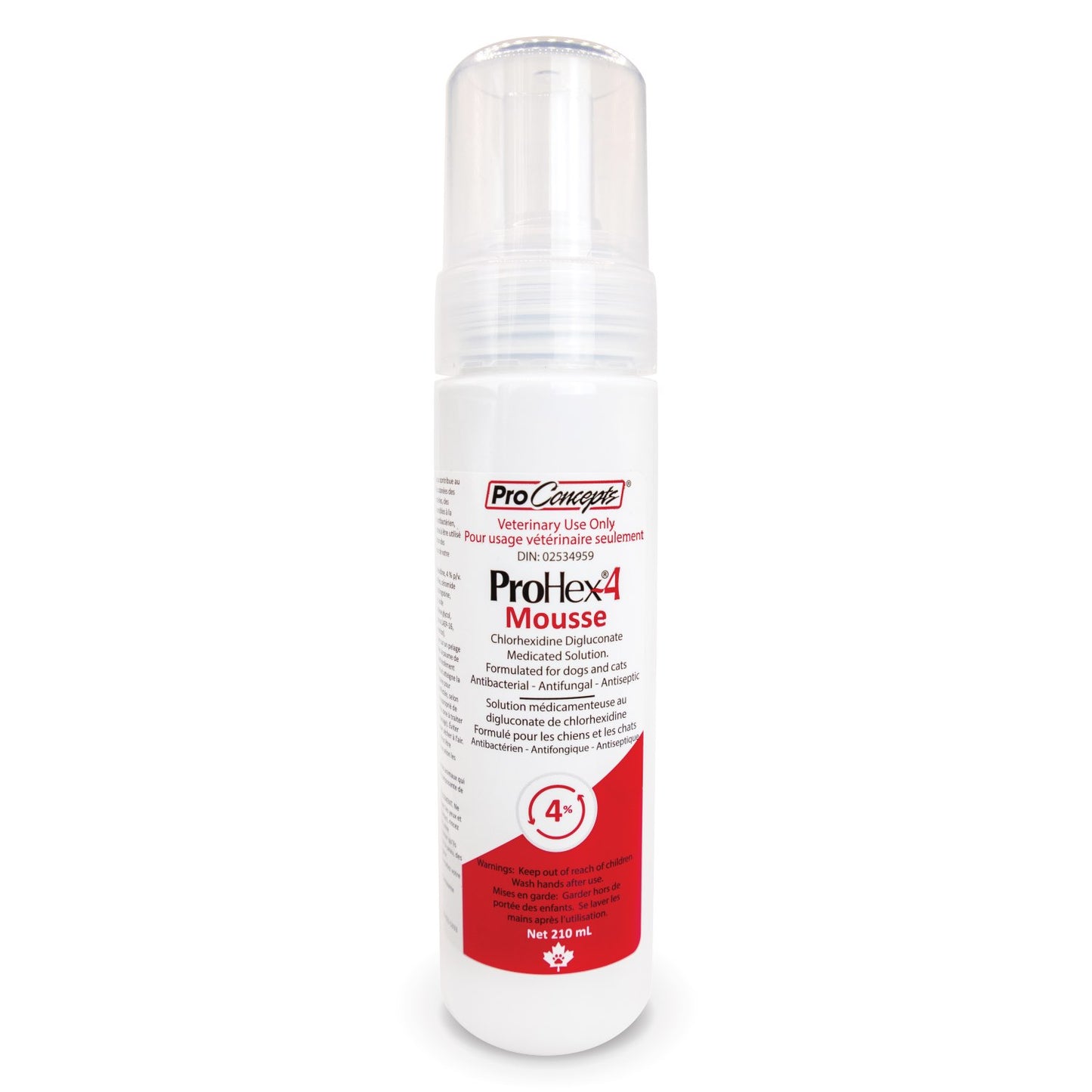ProHex - 4 Mousse for Cats 210 mL Bottle 4 % W / V