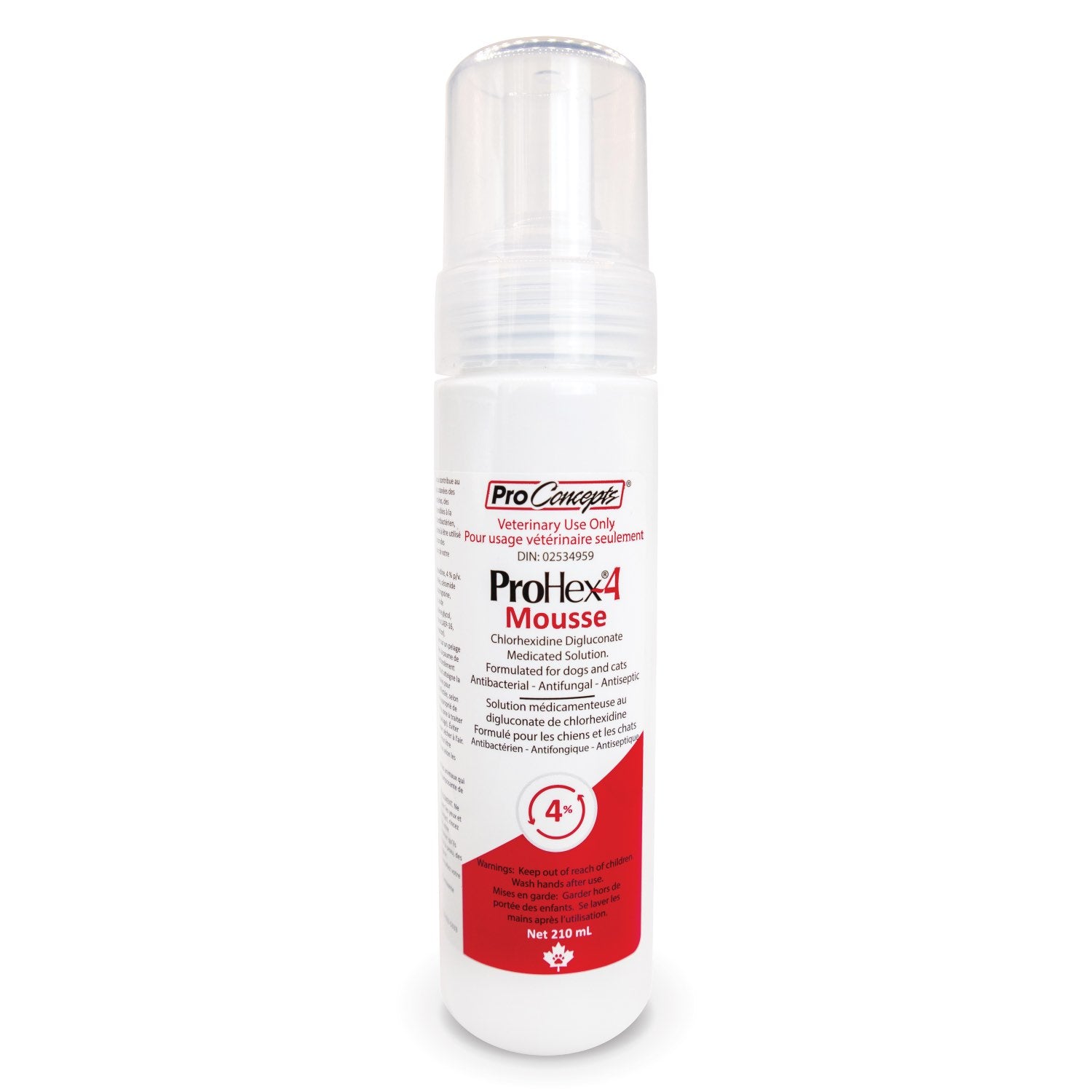 ProHex - 4 Mousse for Cats 210 mL Bottle 4 % W / V