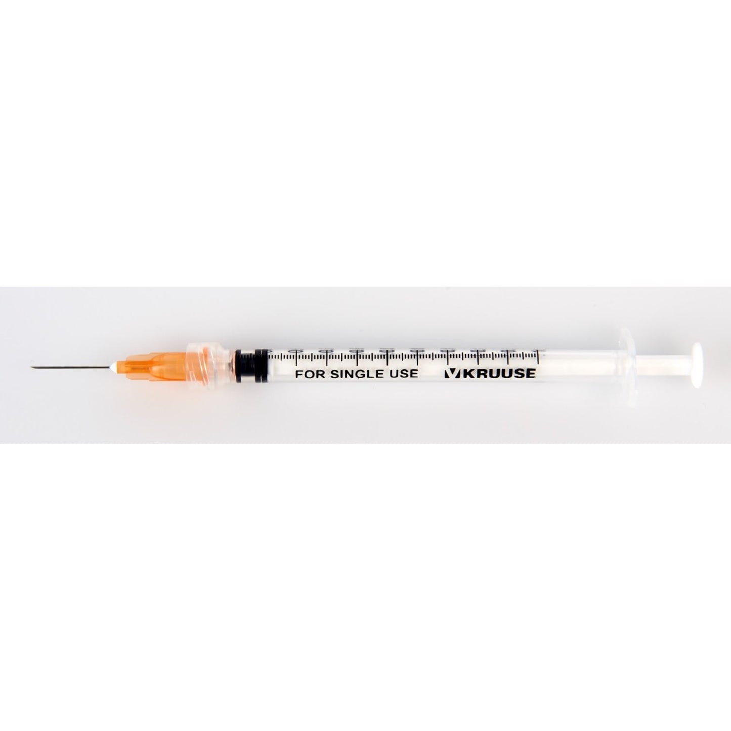 Disposable 1 mL Syringe with LL Needle Pack of 100 Syringes 25 g x 5 / 8 in