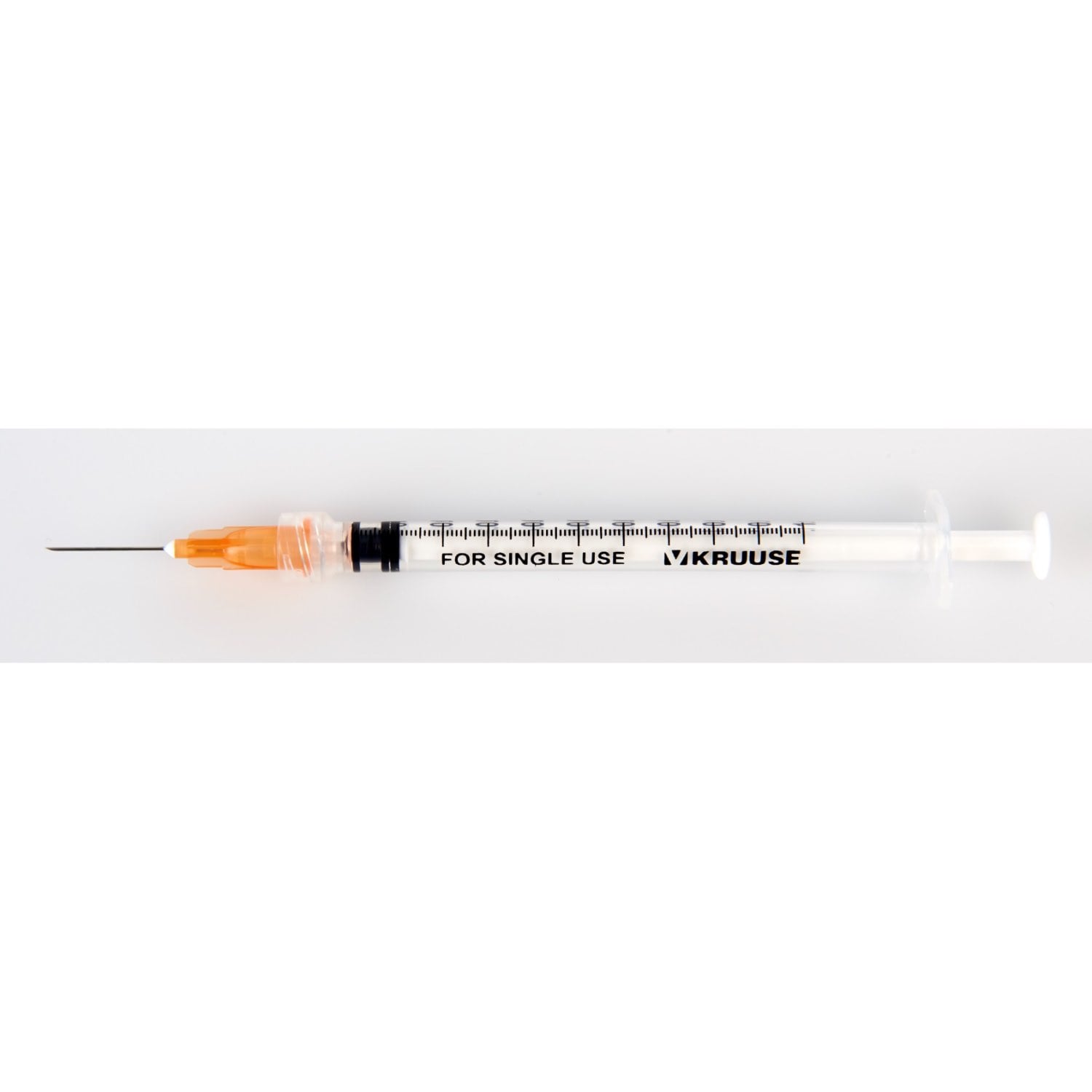 Disposable 1 mL Syringe with LL Needle Pack of 100 Syringes 25 g x 5 / 8 in