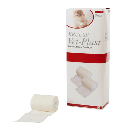 Elastic Adhesive Bandage Vet - Plast 4.5 m Roll 10 x 10 cm