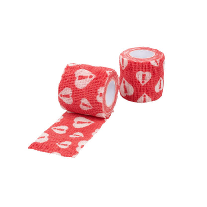 Cohesive Bandage Chew - Stop 4.5 m Roll (Red) 10 x 5 cm