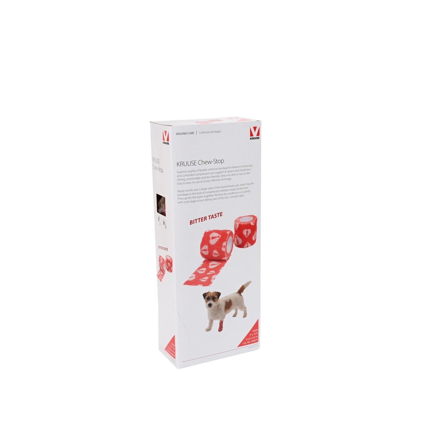Cohesive Bandage Chew - Stop 4.5 m Roll (Red) 10 x 5 cm - additional product view 2