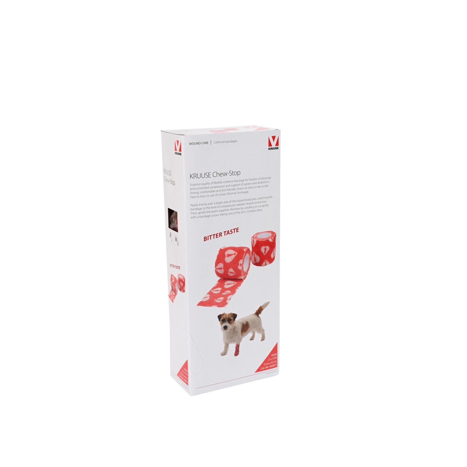 Cohesive Bandage Chew - Stop 4.5 m Roll (Red) 10 x 5 cm - additional product view 2