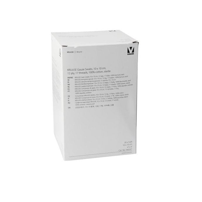 Gauze Sponge Woven Sterile 12 Ply Pack of 100 Sponges 10 cm x 10 cm - additional product view 3