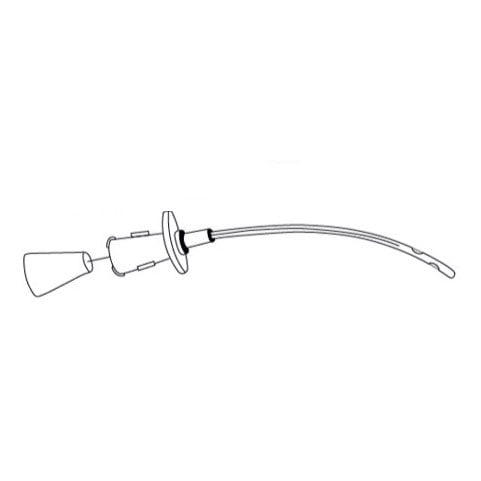 Buster Feline Urinary Catheter with Side Holes and Stylet for Cats 1 Catheter 3 Fr x 5.125 in