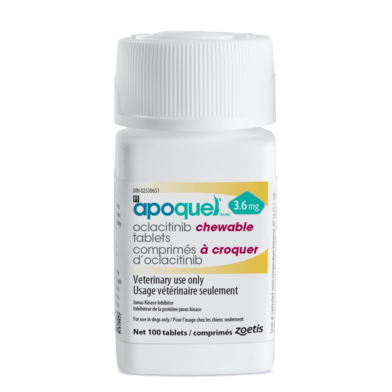 Apoquel Chewable Tablets for Dogs Bottle of 100 Tablets