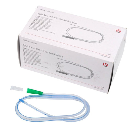 Feeding Tube 2 in 1 Pack of 10 Tubes 14 Fr x 41 in