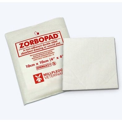 Dressing Pad Zorbopad Box of 100, 4 in x 4 in