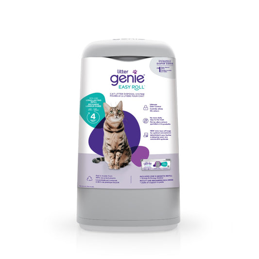 Cat Litter Disposal System Litter Genie Easy Roll for Cats (Grey) 1 Unit