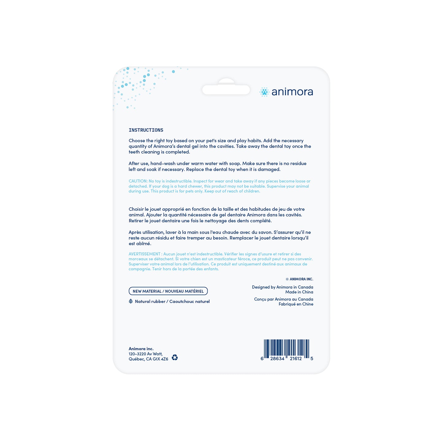 Dental Toy - Star for Dogs (Blue) 1 Unit - additional product view 2