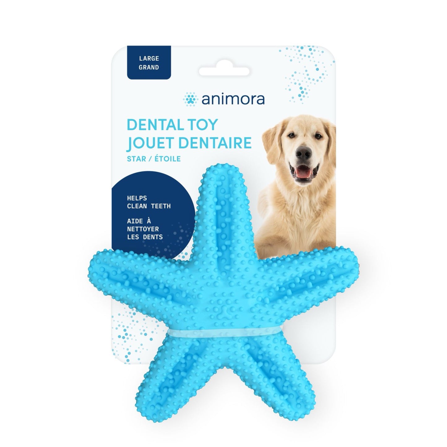 Dental Toy - Star for Dogs (Blue) 1 Unit, Large