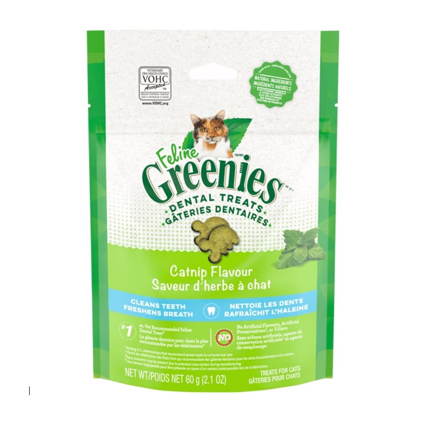 Dental Treats for Cats (Catnip) 130 g Bag