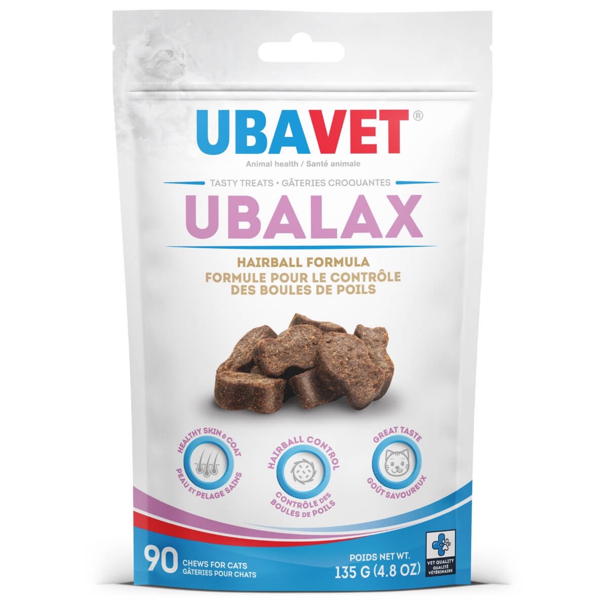 Ubalax Hairball Formula for Cats (Chicken) 90 Chewable Tablets