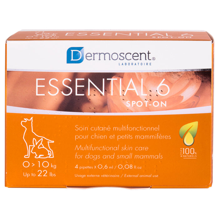Essential 6 Spot - on for Dogs (1 - 10 kg) Pack of 4, 0.6 mL