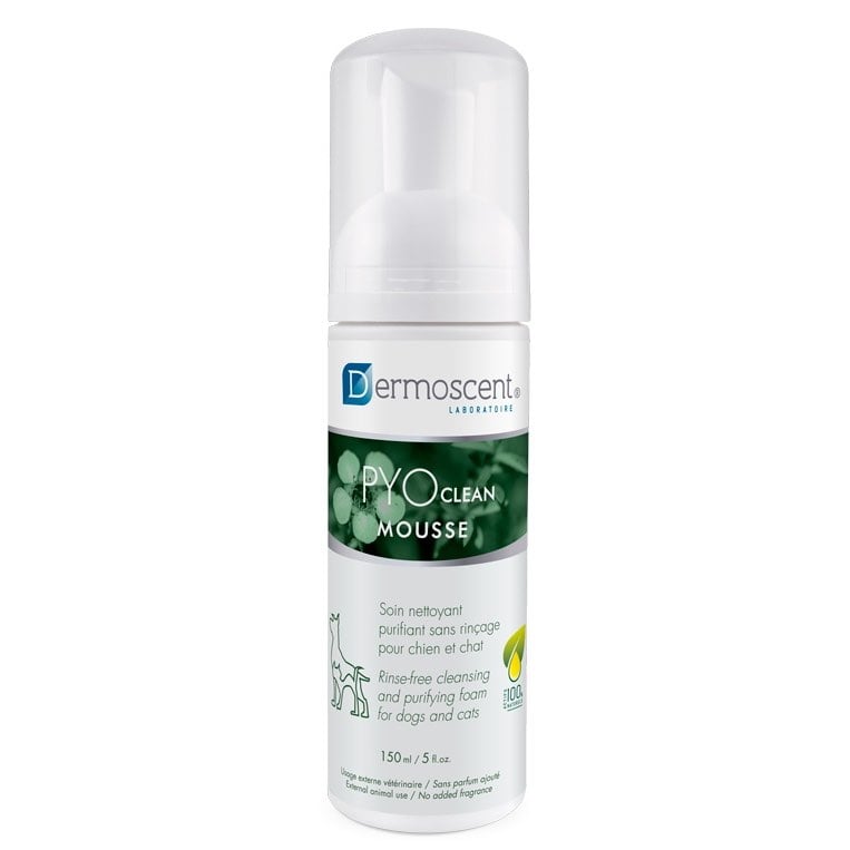 PYOclean Mousse for Cats and Dogs 150 mL Bottle