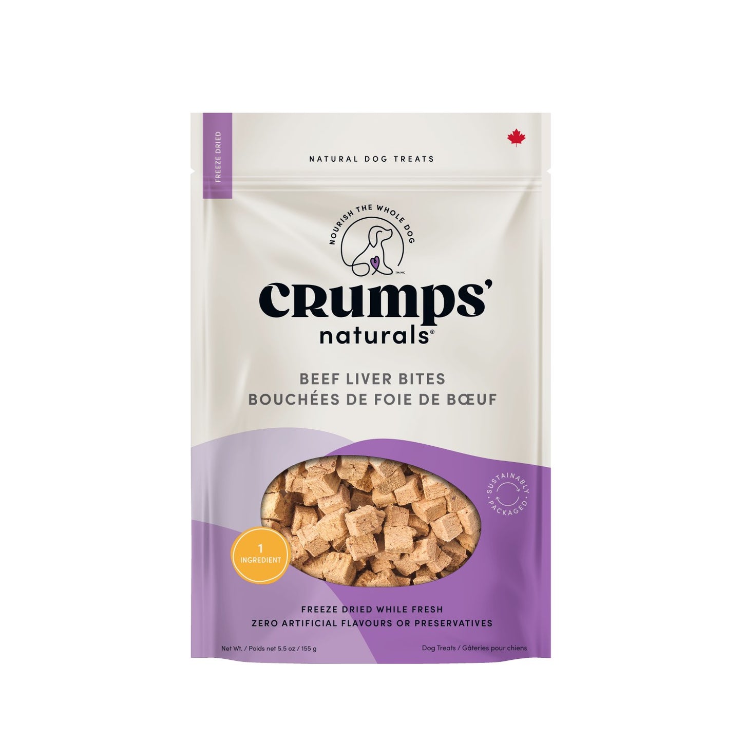 Bites for Dogs (Beef Liver) 155 g Bag