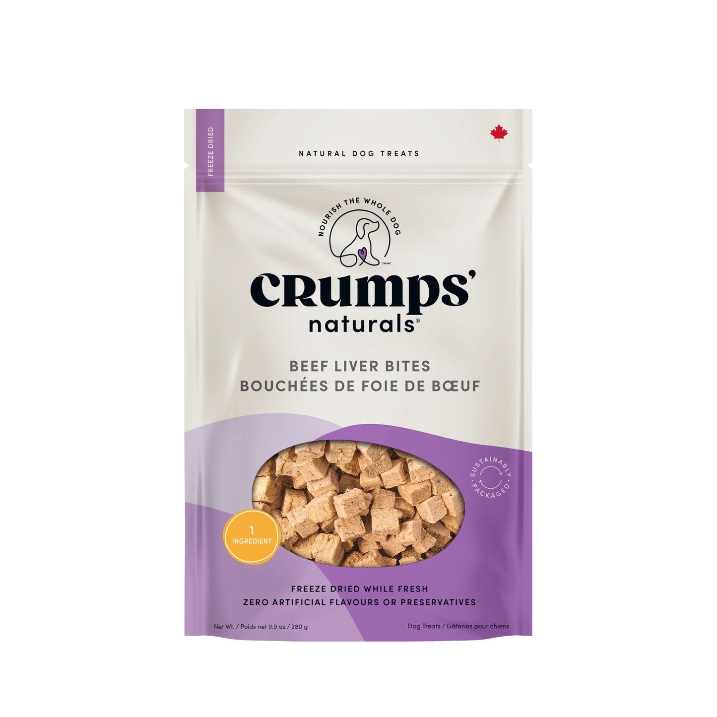 Bites for Dogs (Beef Liver) 280 g Bag